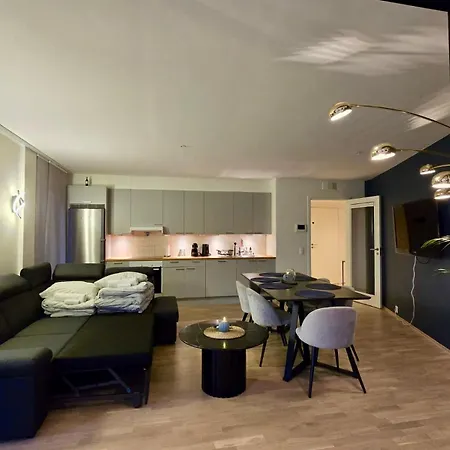 Waterfront Fjord View, Office, 2 Bedroom Lux 公寓 奥斯陆