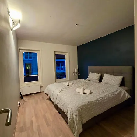 公寓 Waterfront Fjord View, Office, 2 Bedroom Lux 奥斯陆