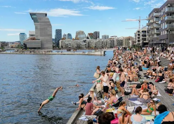 Waterfront Fjord View, Office, 2 Bedroom Lux Oslo