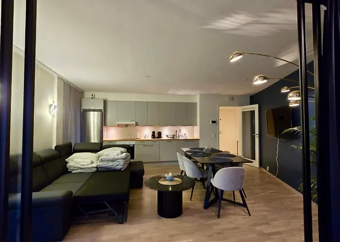 Waterfront Fjord View, Office, 2 Bedroom Lux アパート オスロ