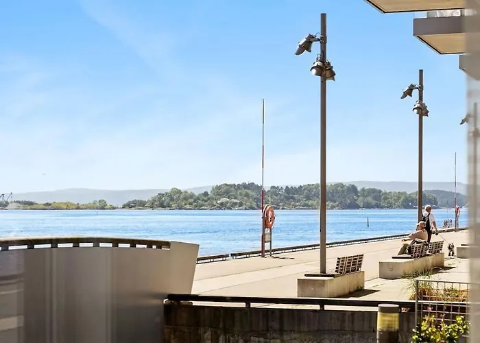 Lägenhet Waterfront Fjord View, Office, 2 Bedroom Lux *